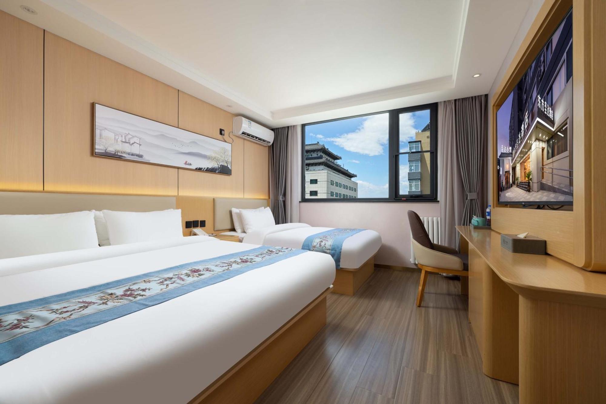 Jingfang Building Smart Hotel - Located In The Busiest Part Of The Downtown Area, Near Beijing Tiananmen Square And The Forbidden City,Wangfujing Shopping Street ,Newly Opened Hotel,Provide Free Laundry Service,Provide Tourism And Ticketing Services Exteriér fotografie